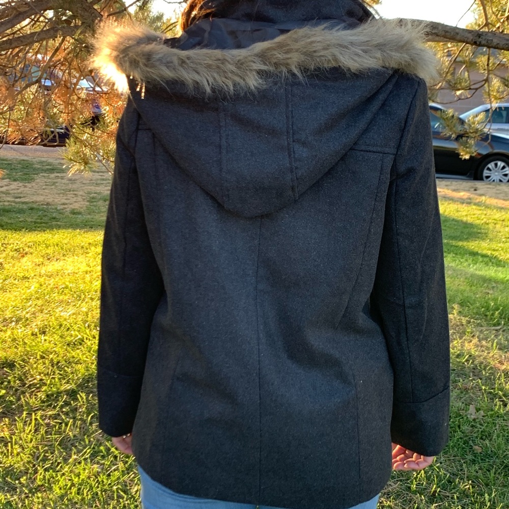 Gray Fall Coat - Picture 3 of 6